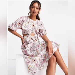 Asos Design Cut Out Dress